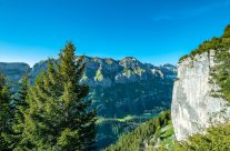 Blick von der  Ebenalp zum  Seealpsee