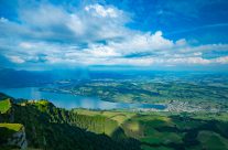 Blick vom Rigi auf den Vierwaldstättersee