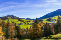 Brülisau in den Herbstfarben