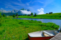 Schwändisee bei Unterwasser im Toggenbrurg
